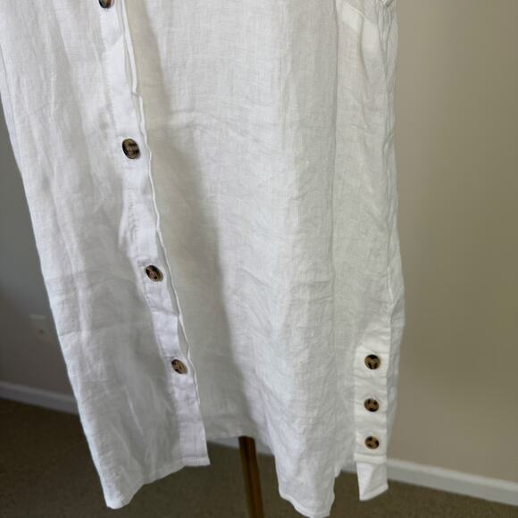 Jones New York 100% Linen Button Up Sleeveless Top US Women's XL - Picture 6 of 10